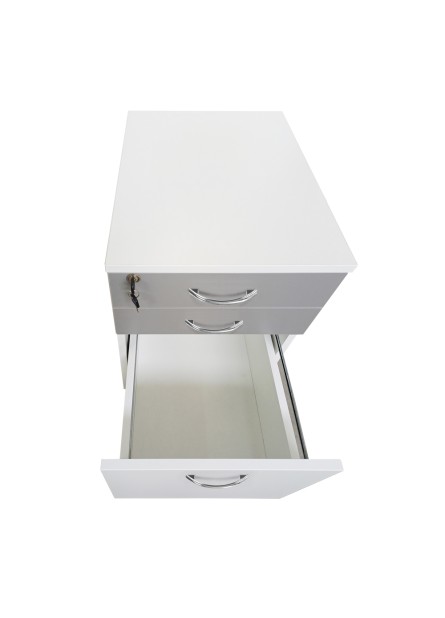 Rollbox office 3 sertare cu soft si unul cu suport dosare, pal alb/ gri , 45 x 58 x 61 cm Rollbox office 3 sertare cu soft si unul cu suport dosare, pal alb/ gri , 45 x 58 x 61 cm